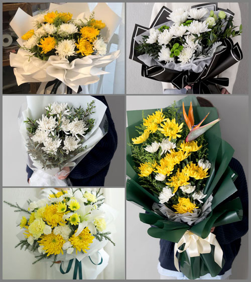 安徽铜陵市枞阳县横埠镇谋道村白事花束代送